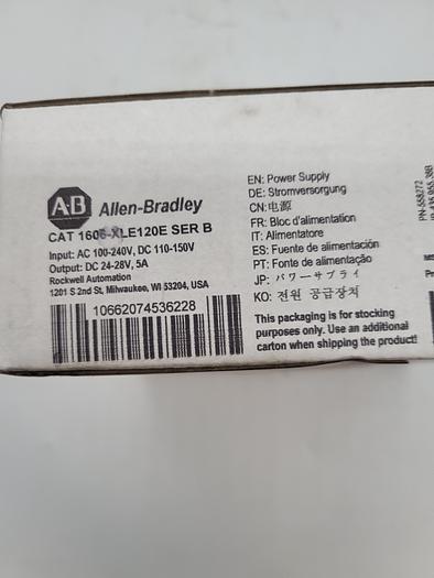 Authentic Allen-Bradley Power Supply 1606-XLE120 SerB