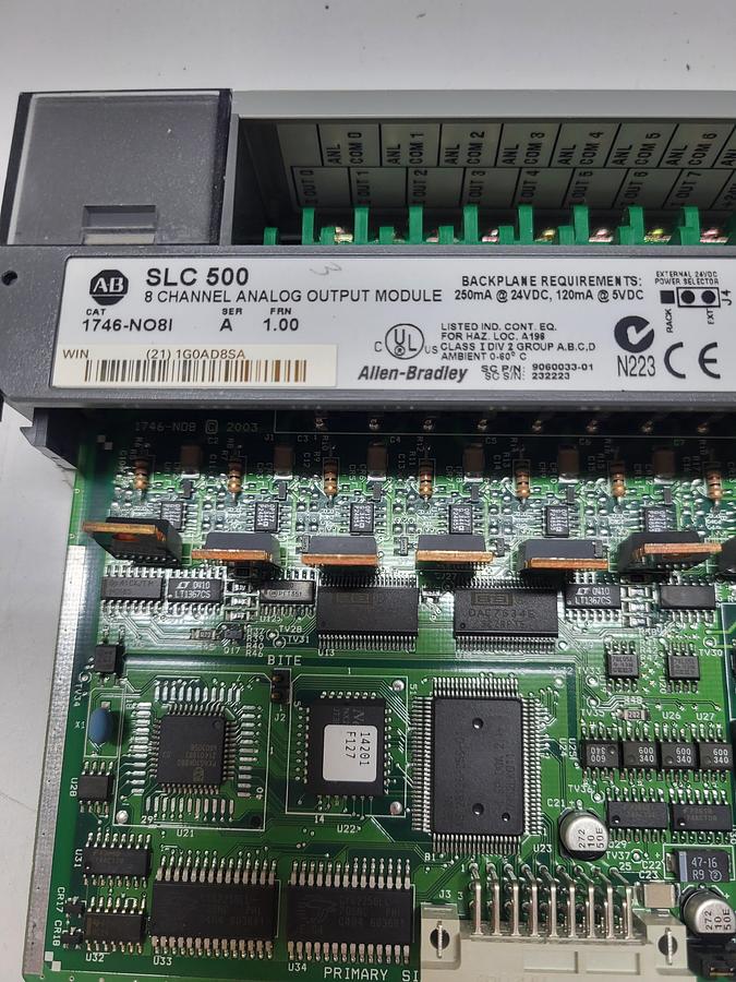 Used Allen-Bradley SLC 500 1746-NO8I Ser.A