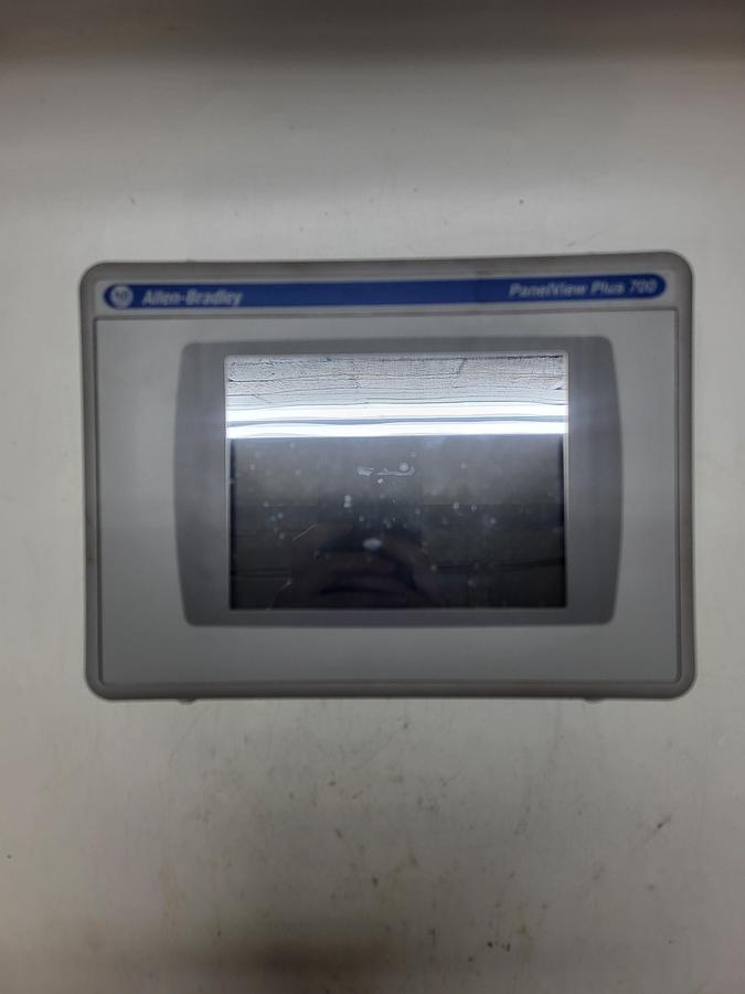 Used Allen-Bradley Panelview Plus 700 2711P-T7C4D8 Ser.A 2711P-RP8D Ser.B