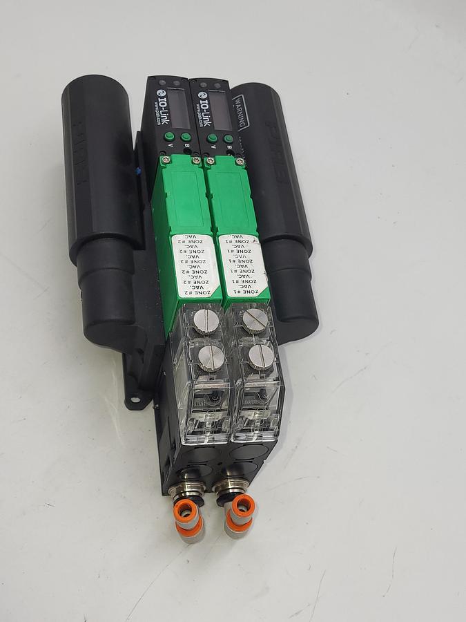 Used Piab piCOMPACT23 SMART IO-link / Two of: PC.F.421.S.kfab.f1p2.4x2p2en.ccab & TWO: silencer 3216002