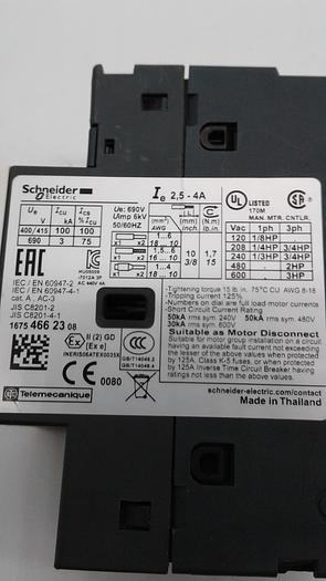 Used Schneider Electric GV2ME08