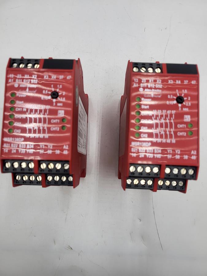 Used Allen Bradley MSR138DP Safety Relay 440R-M23143 SER B