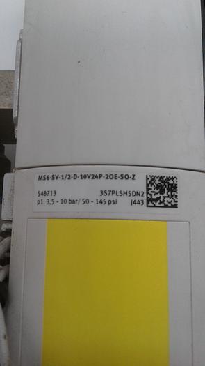 Used Festo PEV-1/4-8-0D MS6N-LFR-1/2-D6-C-R-V-AS-2