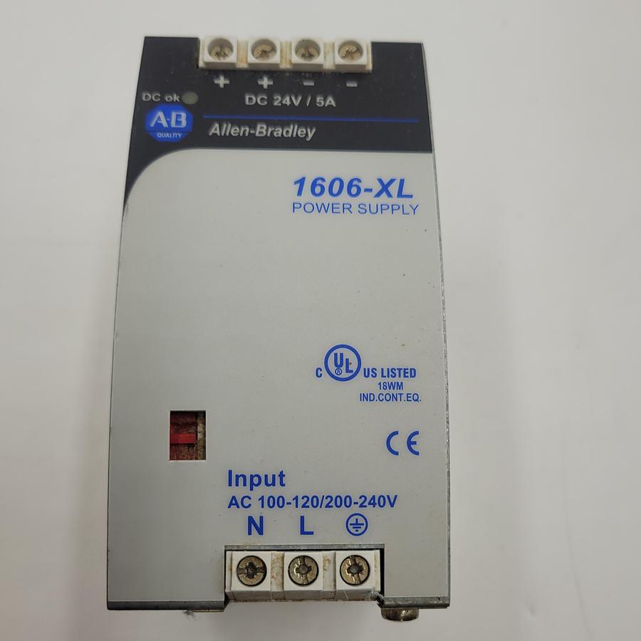 Used ALLEN BRADLEY 1606-XLE POWER SUPPLY 1606-XLE120D ser A