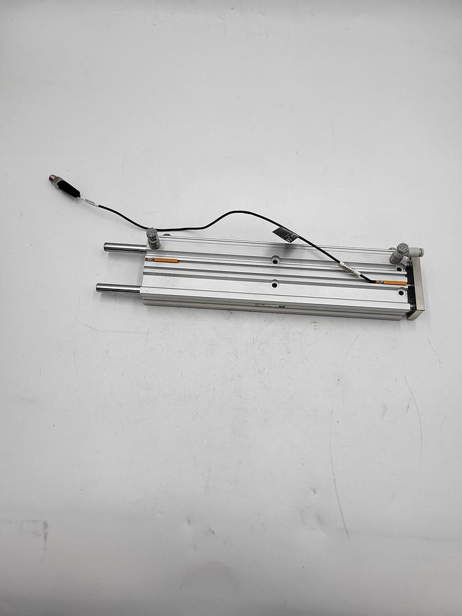 Used SMC MGPM12-200Z cyl, compact guide, slide brg