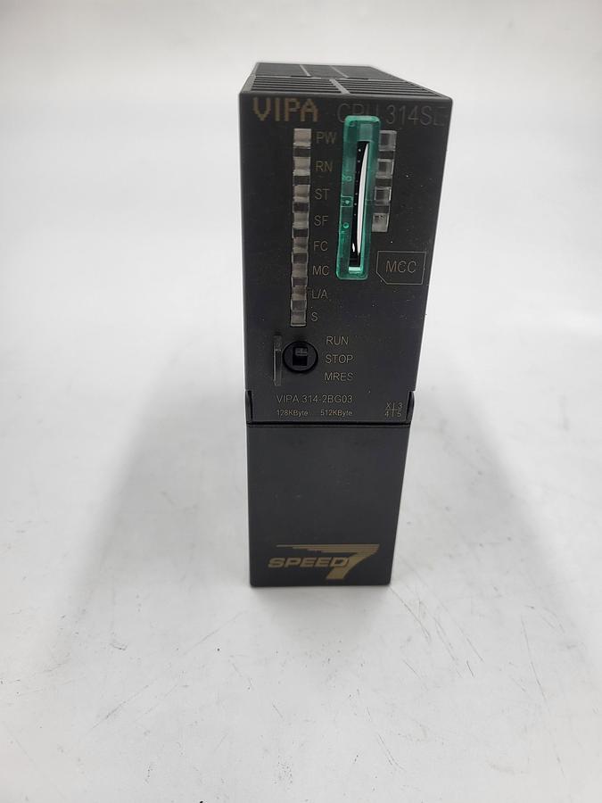 Used Yaskawa VIPA 314SE high-performance, compact programmable logic controller (PLC)