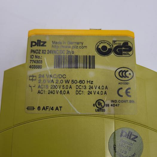 Used pilz pnoz x2