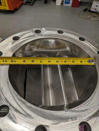 Used coperion 10" metering valve, stainless steel, sew drive