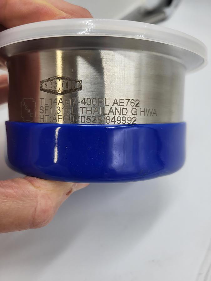 Dixon Sanitary high purity 4" FERRULE 316L stainless steel TL14AM7-400PL BPE DT-4.1 *MFG PACKAGING*