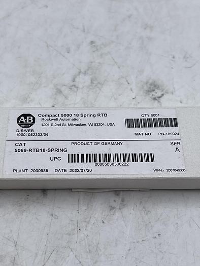 Allen-Bradley 5069-RTB18-SPRING Ser A