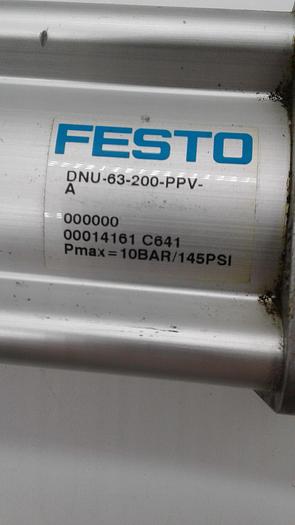 Used Festo DNU-63-200-PPV-A Pneumatic Cylinder