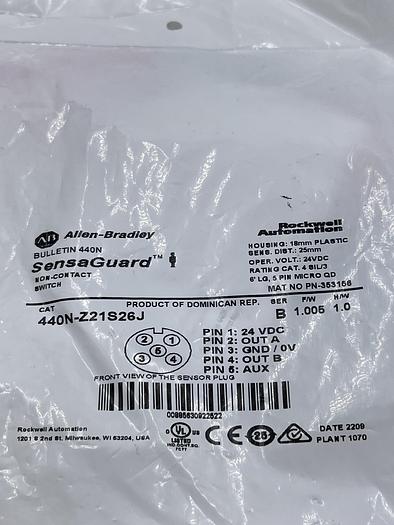 Allen-Bradley 440N-Z21S26J Ser B
