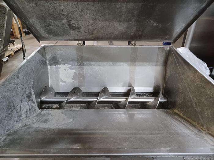 Used 10" auger 4'8" long chunker VFD portioner