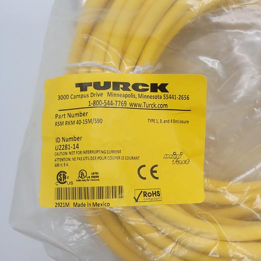 Turck RSM RKM 40-15M/S90