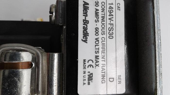 Used Allen-Bradley Continuous Current Rating 1494V-FS30