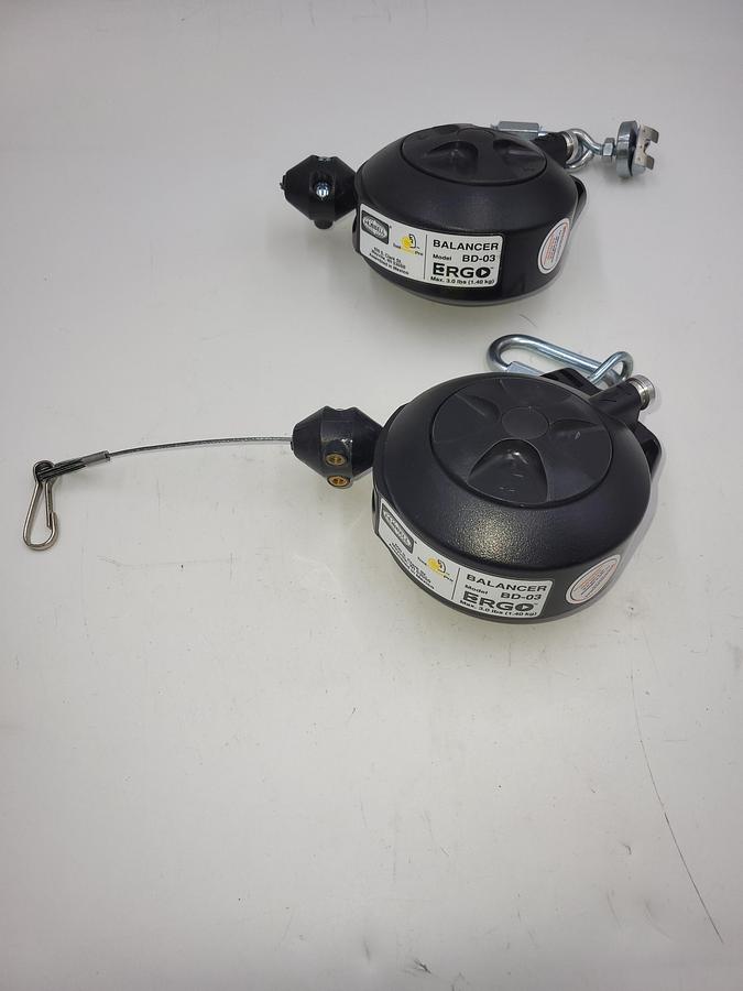 Used Hubbell BD-03 Tool Balancer, Swivel Mount (6.0 Ft, For 1.5-3.0 Lb)
