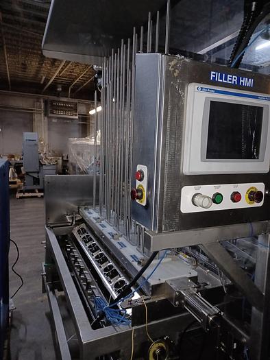 Used RA JONES Autoprod CF-840 Inline indexing filler, sealer and/or overcapper