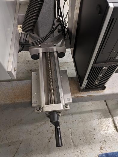 Used label printer, applicator, adjustable stand