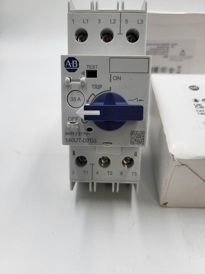 Allen Bradley 140UT-D7D3-B35 ser A Circuit Breaker 3 Poles, D-Frame 35A *NEW IN BOX*