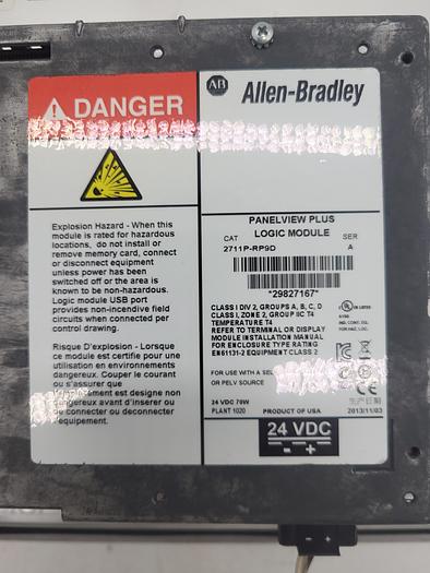 Used Allen-Bradley 2711P-RDT12CK Ser.C 2711P-RP9D Ser.A