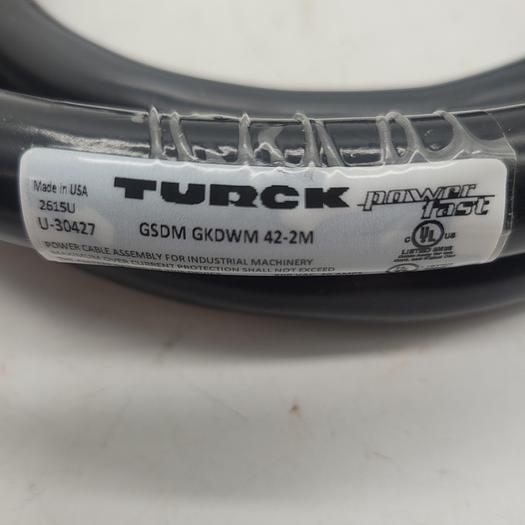 Turck GSDM GKDWM-42-2M Power Fast Cable