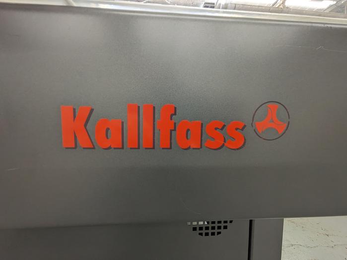 Used Kallfass Universa Servo 500 high speed automatic shrink wrap / with heat tunnel