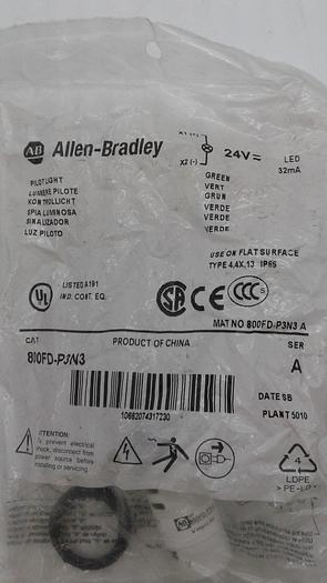 Allen-Bradley Pilot Light (G) 800FD-P3N3