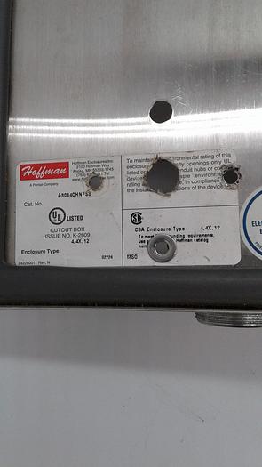Used Hoffman Enclosure A8064CHNFSS