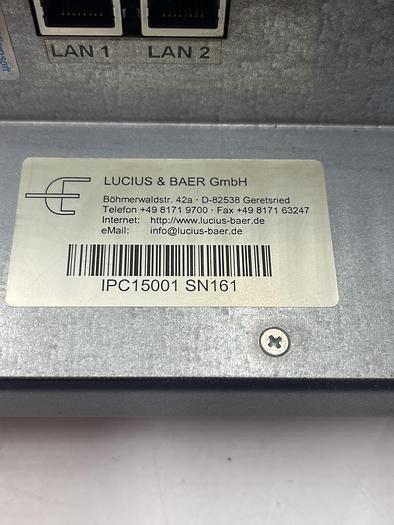 Used Lucius & BAER GmbH 1P15001 SN161