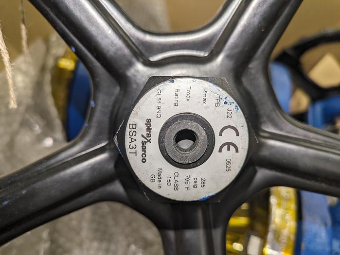 Spirax Sarco valves, 4" DN100, BSA3T, PN40 hand valve