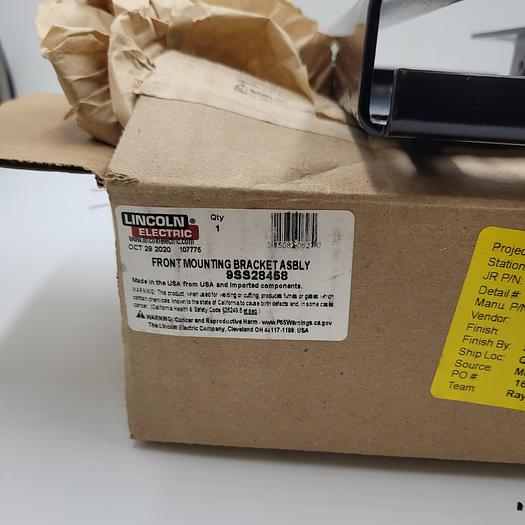 LINCOLN 9SS28458 FRONT MOUNTING BRACKET *NEW* IN BOX
