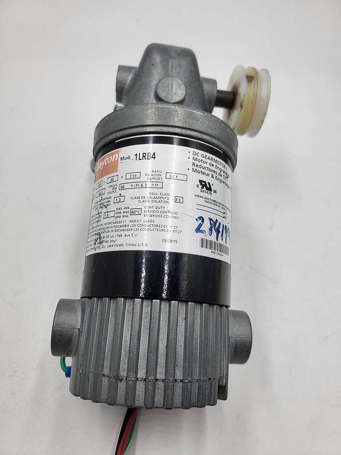 Used DAYTON, Right Angle, 90V DC, DC Gearmotor - 1LRB4