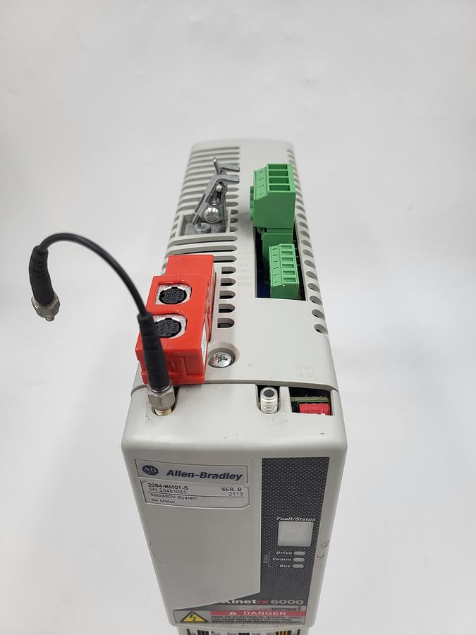 Used Allen Bradley 2094-BM01-S ser. B Kinetix 6000 multi axis servo drive 9A motor 400/460V system