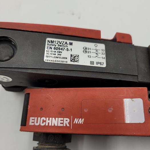 Used EUCHNER NM12VZA-M SAFETY SWITCH