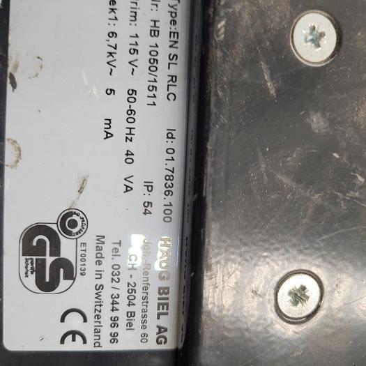 Used HAUG EN SL RLC STATIC LINE POWER PACK