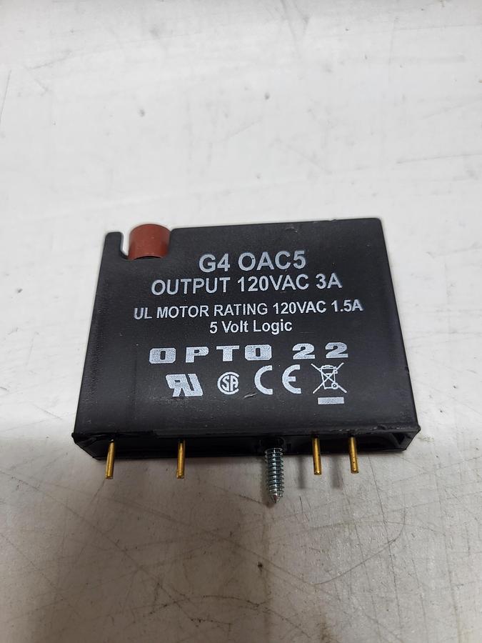 Opto 22 G4 OAC5 UL Motor Rating 120VAC