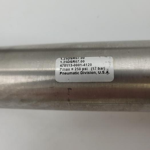 Used PARKER 4781113-0001-4120 PNEUMATIC CYLINDER