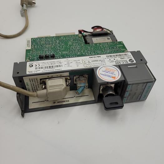 Used ALLEN BRADLEY 1747-L553 SLC 500 Processor unit & patch cord