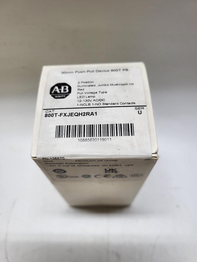 Allen-Bradley Push-Pull Device 30mm 800T-FXJEQH2RA