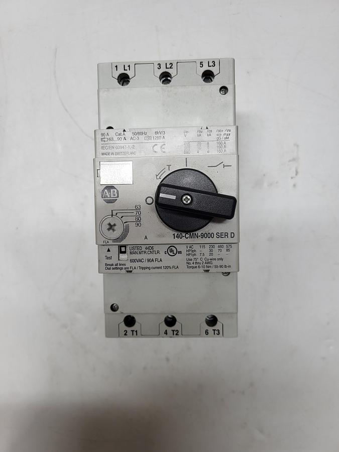 Used Allen-Bradley 140-CMN-9000 Ser.D