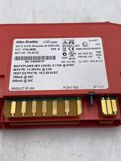 Used Allen-Bradley IB8S SER A 