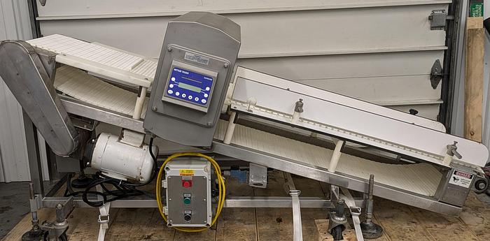 Used safeline metal detector, conveyor, 
