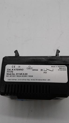 Used Nevent Hoffman Product Revision ATEMNO 71170
