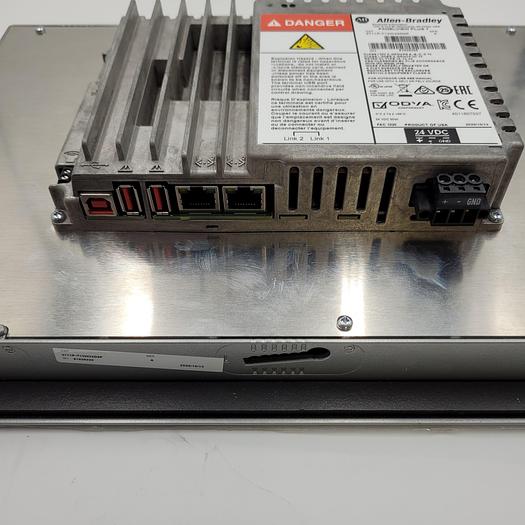 Used Allen Bradley PANELVIEW PLUS 7:  2711P-T12W22D9P *NEW* with plastic protection