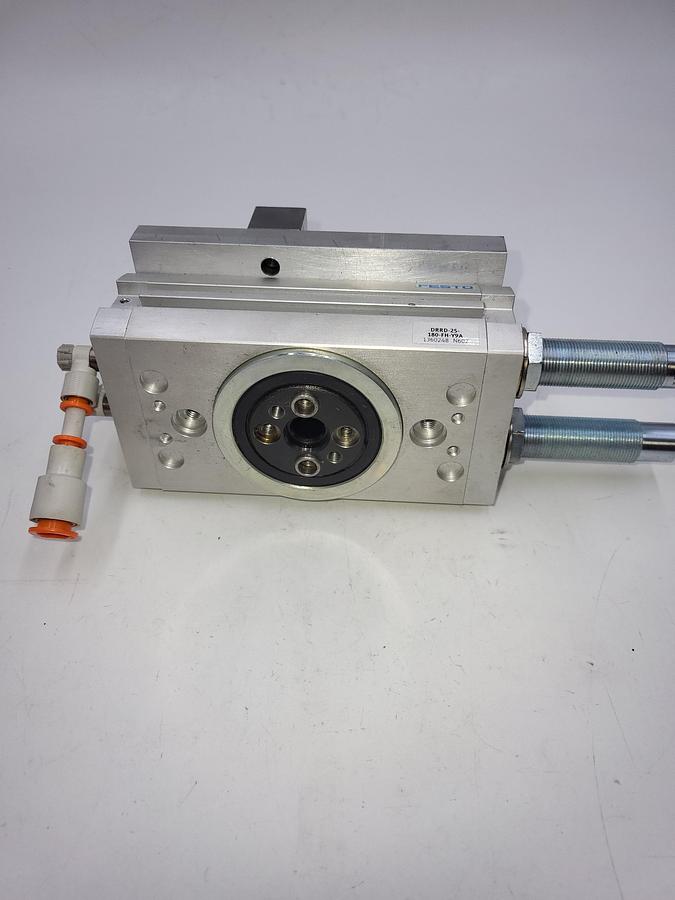 Used FESTO DRRD-25-180-FH-Y9A Semi-Rotary Drive & Mounting plate