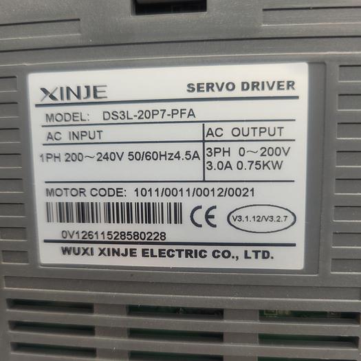 XINJE DS3L-20P7-PFA Servo Driver