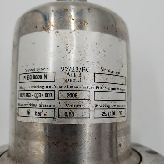 Used Donaldson Ultrafilter P-EG 0006 N