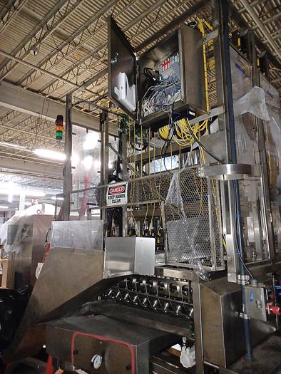 Used 12 lane sonic yogurt cup welder (branson)