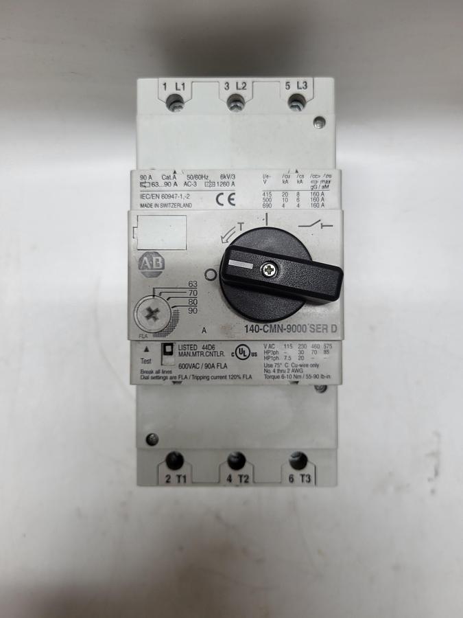 Used Allen-Bradley 140-CMN-9000 Ser.D