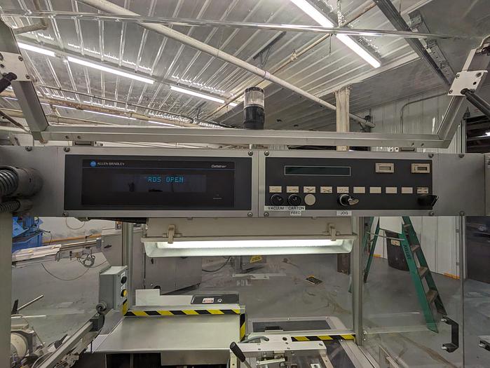 Used PMM intermittent motion horizontal cartoner